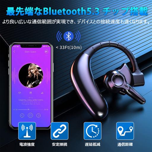 Bluetooth5 3 ワイヤレスヘッドセット  5  jpg