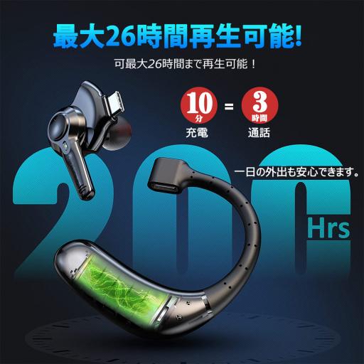 Bluetooth5 3 ワイヤレスヘッドセット  6  jpg