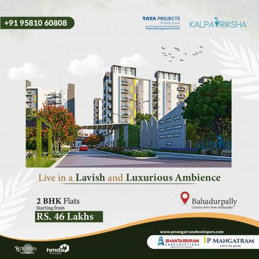 luxury apartments for sale in bahadurpally     PMangatram Developers jpg