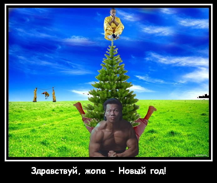 Здравствуй жопа Новый год! фото