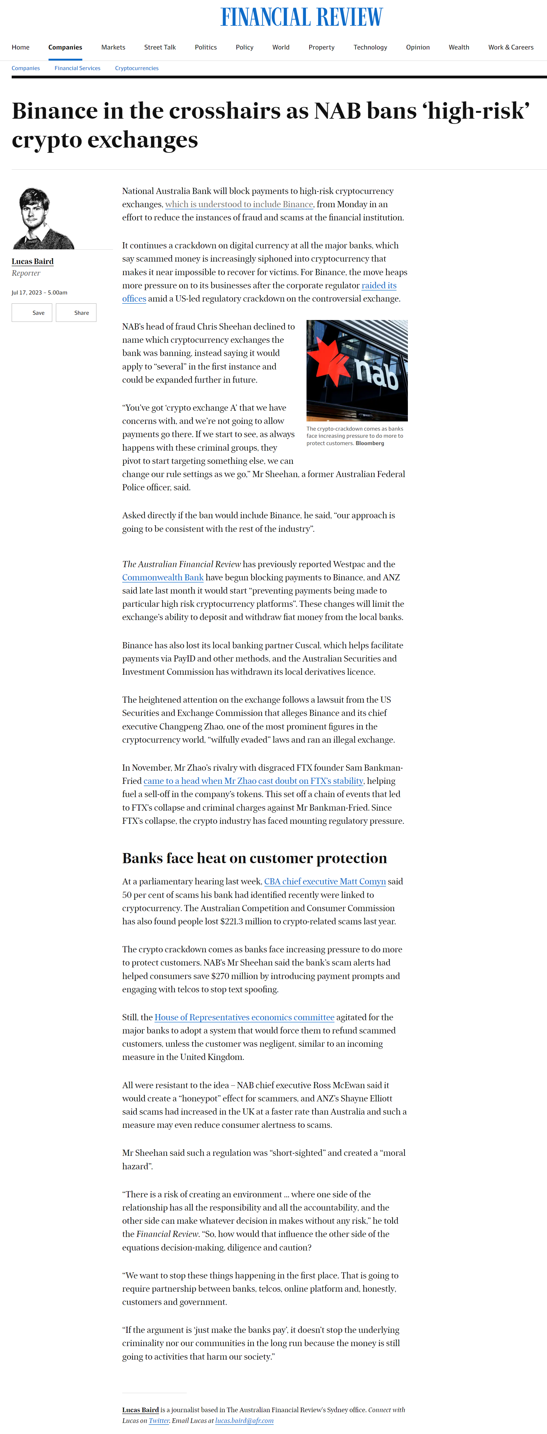 And now NAB and Anz are also no longer 