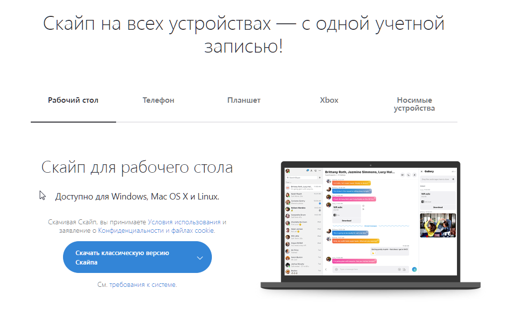 Аналог скайпа