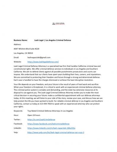 Leah Legal  Los Angeles Criminal Defense jpg