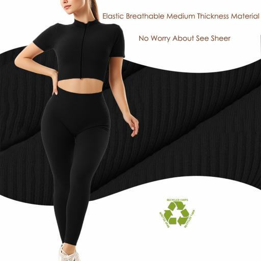 Ribbed Workout sets for Women 4 jpg