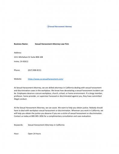 Sexual Harassment Attorney Law Firm jpg