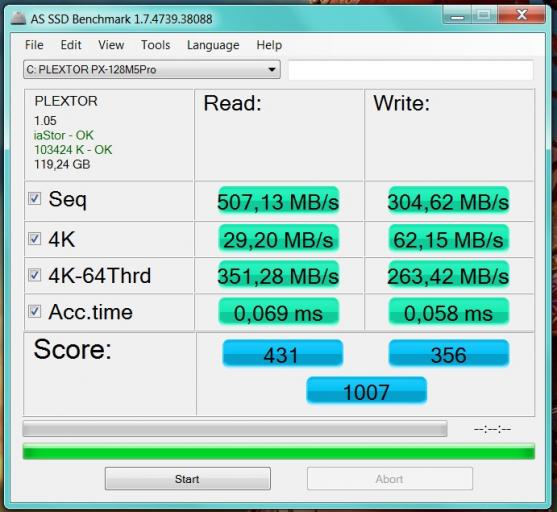 AS SSD Bench 2