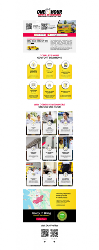One Hour Heating Air Conditioning Infographic png