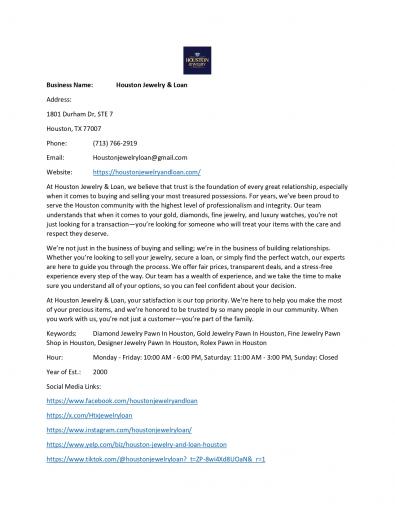 Houston Jewelry   Loan jpg